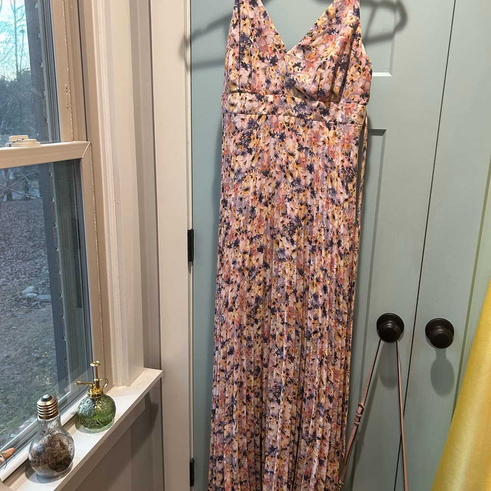Inspired Hearts Lavender Floral Dress